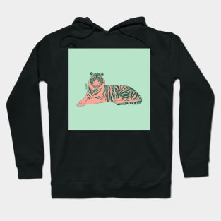 Tiger - Blush Hoodie